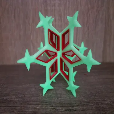 Mô Hình Hoa Tuyết Giáng Sinh Độc Đáo