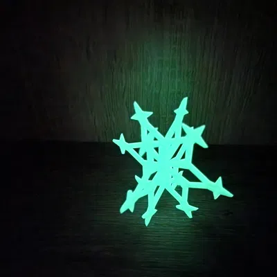 Mô Hình Hoa Tuyết Giáng Sinh Độc Đáo