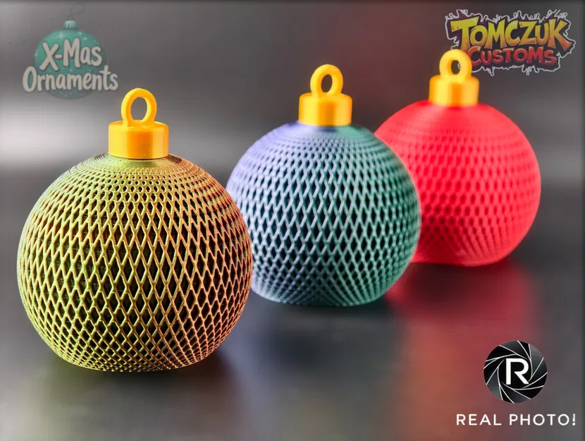 Bộ 3 Quả Châu Giáng Sinh Cổ Điển Có Đèn Trà - Image 8