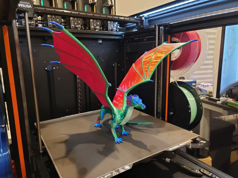 Glory (từ Wings of Fire) - Mô hình đã sơn cho Prusa XL - Image 1