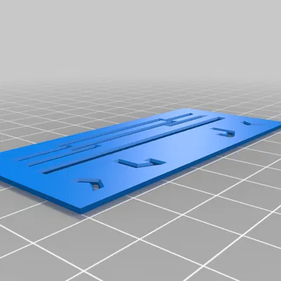 Khuôn stencil tiêu đề cờ BuJo Bullet Journal của Billie Ruben