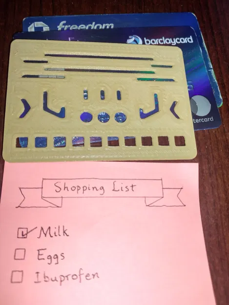 Khuôn Kẻ Tiêu Đề & Danh Sách, Cỡ Ví/Giấy Ghi Chú - Image 1