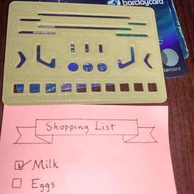 Khuôn Kẻ Tiêu Đề & Danh Sách, Cỡ Ví/Giấy Ghi Chú