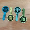 Chìa Khóa WiFi NFC Hai Mặt - Thumbnail 2