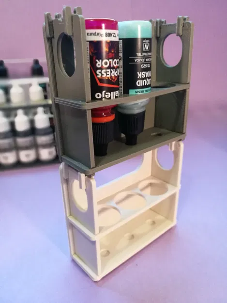 Giá đỡ chai sơn - Tùy chỉnh OpenSCAD - Image 3