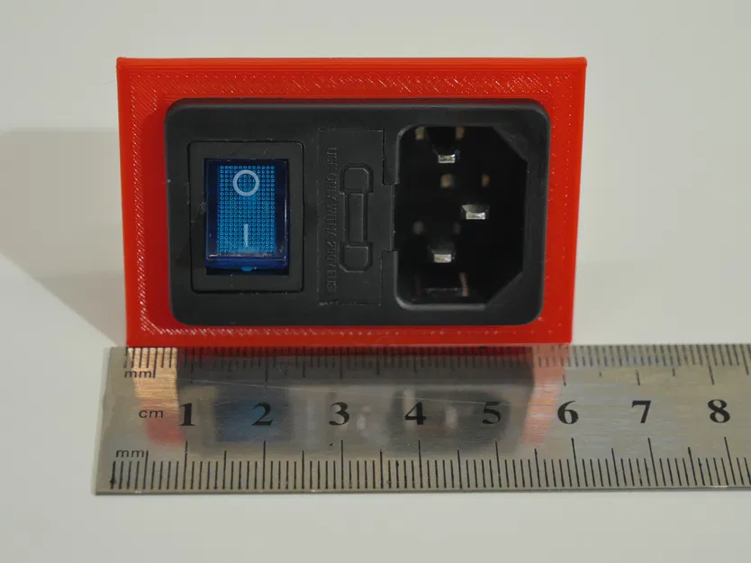 Khuôn Insert IEC320 C14 Clip-in bằng OpenSCAD - Image 7