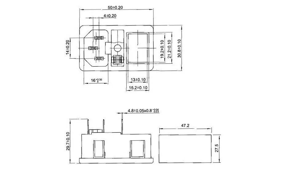Khuôn Insert IEC320 C14 Clip-in bằng OpenSCAD - Image 9