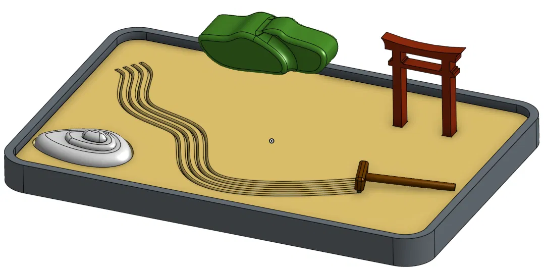 Vườn Zen Mini In Được - Hỗ Trợ Hữu Cơ - CẬP NHẬT - Image 1