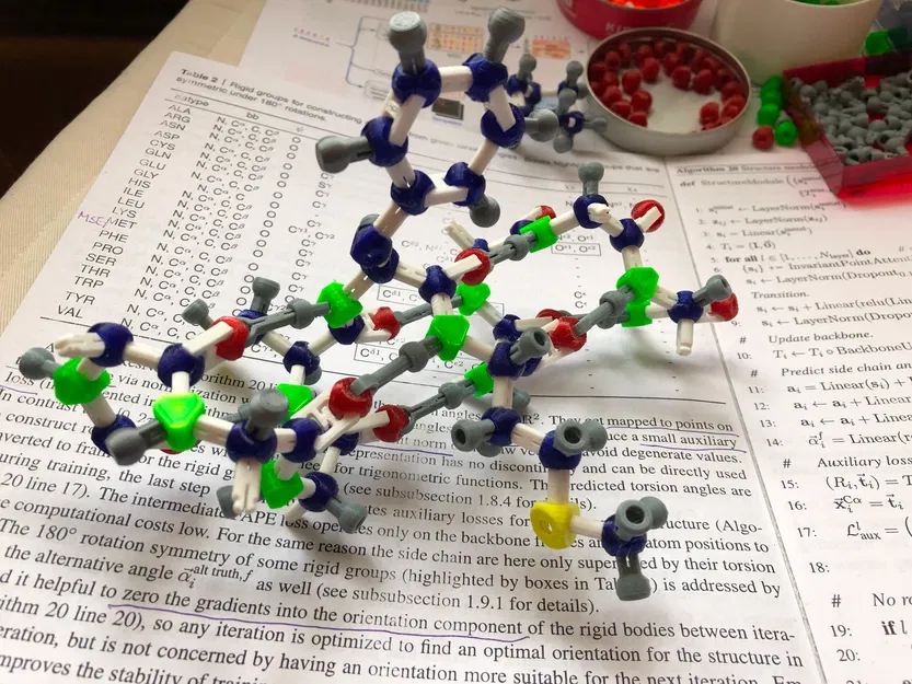 Mô hình phân tử cho gấp protein - Image 1