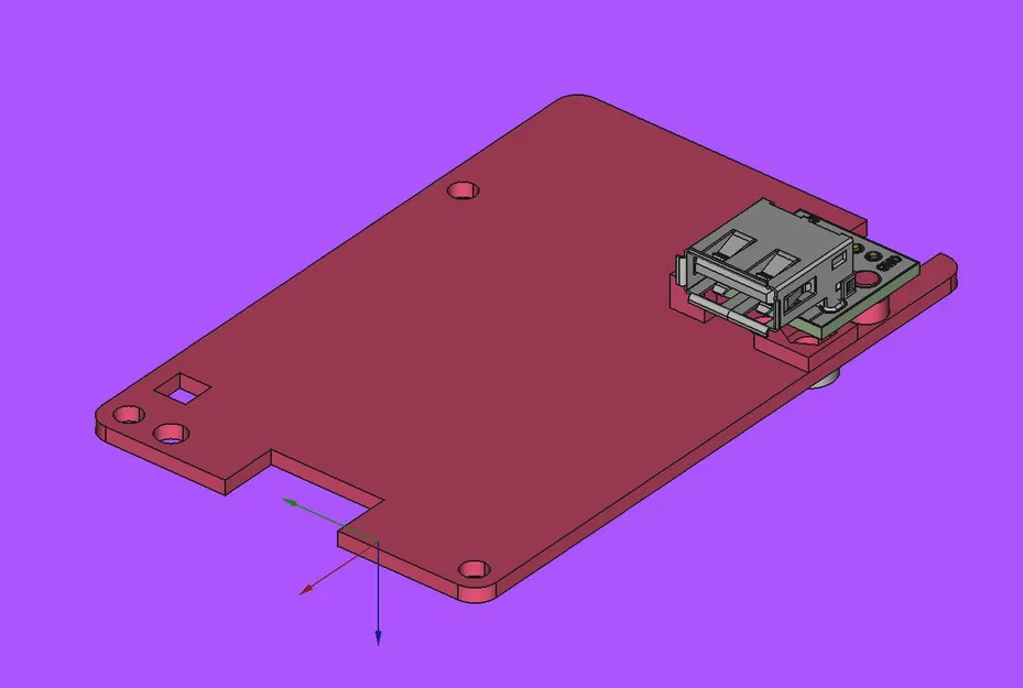 Adapter USB giấu kín cho Raspberry Pi 5 - Image 2
