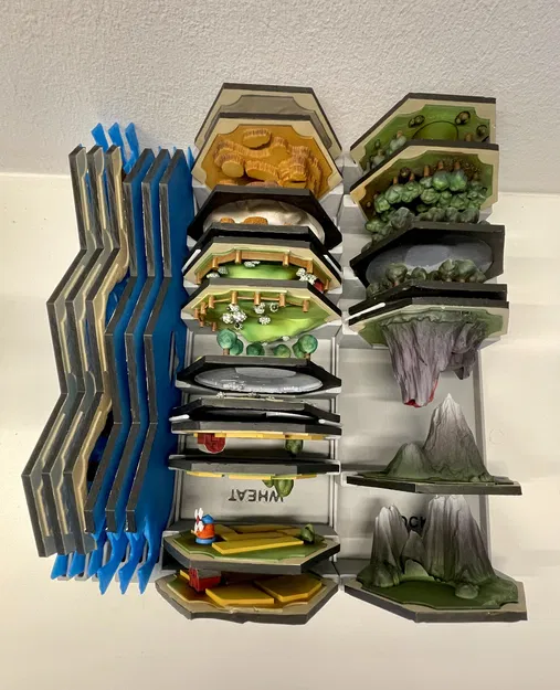 Hộp/Giá Đỡ Đế/Viền Catan 3D - Image 1