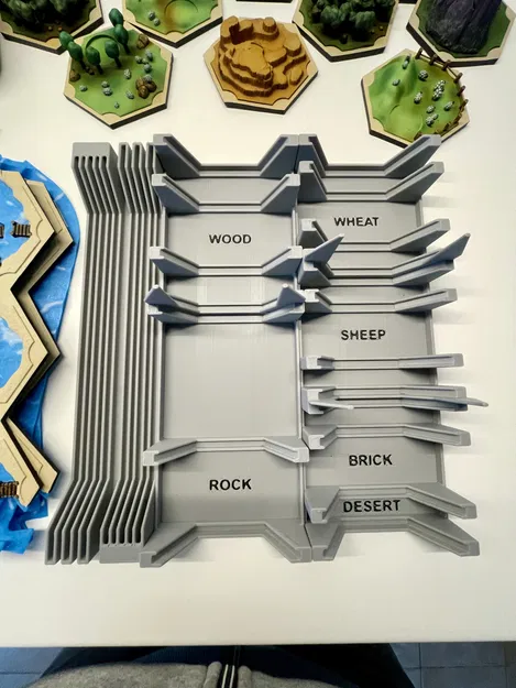 Hộp/Giá Đỡ Đế/Viền Catan 3D - Image 2