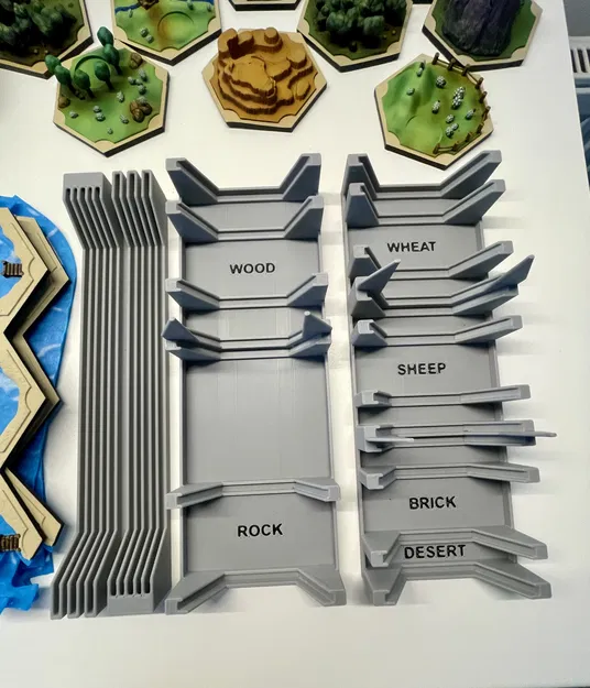 Hộp/Giá Đỡ Đế/Viền Catan 3D - Image 3