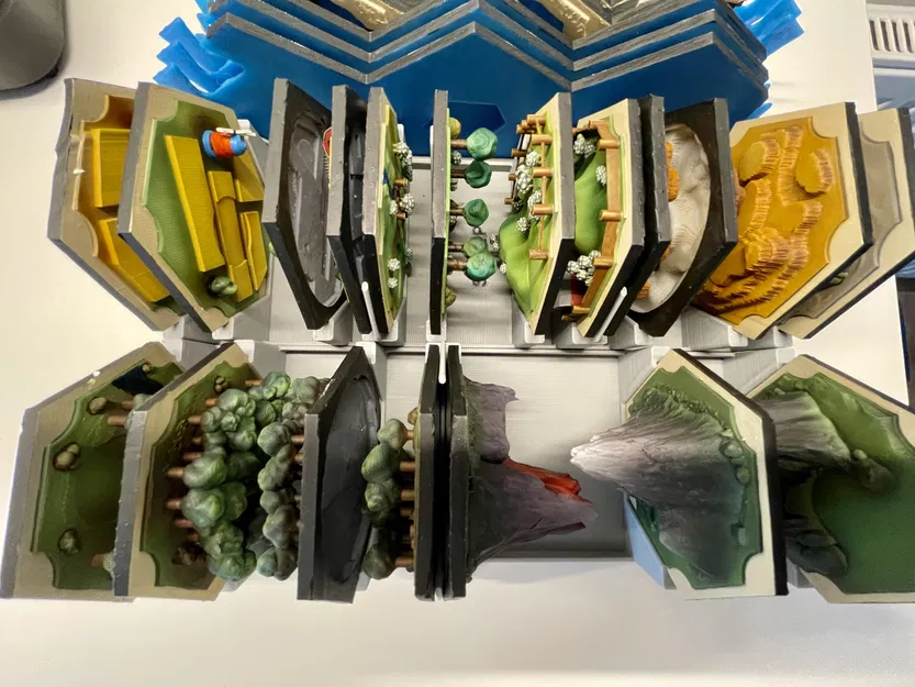 Hộp/Giá Đỡ Đế/Viền Catan 3D - Image 5