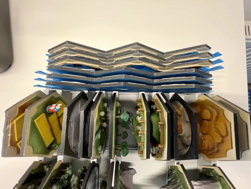 Hộp/Giá Đỡ Đế/Viền Catan 3D - Image 6