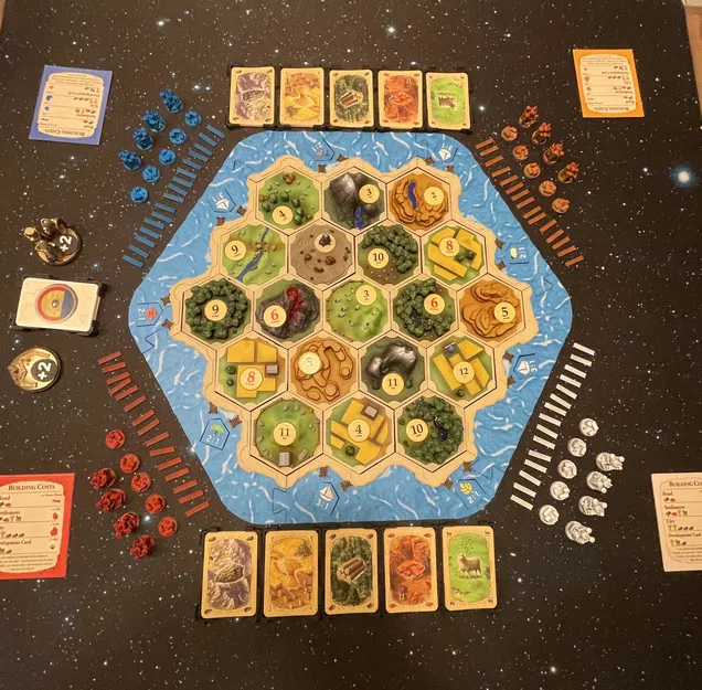 Hộp/Giá Đỡ Đế/Viền Catan 3D - Image 13