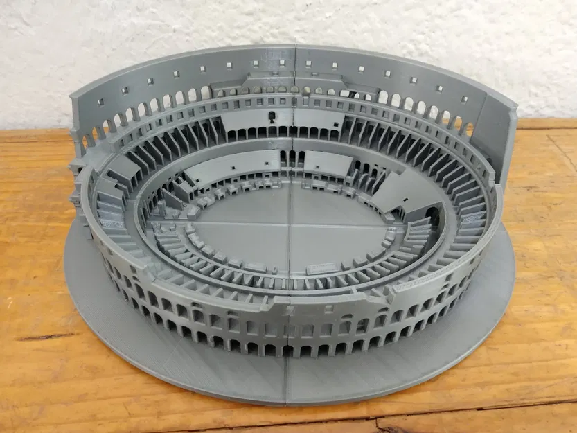 Mô hình Đấu trường La Mã tỉ lệ 1:500 - Image 3