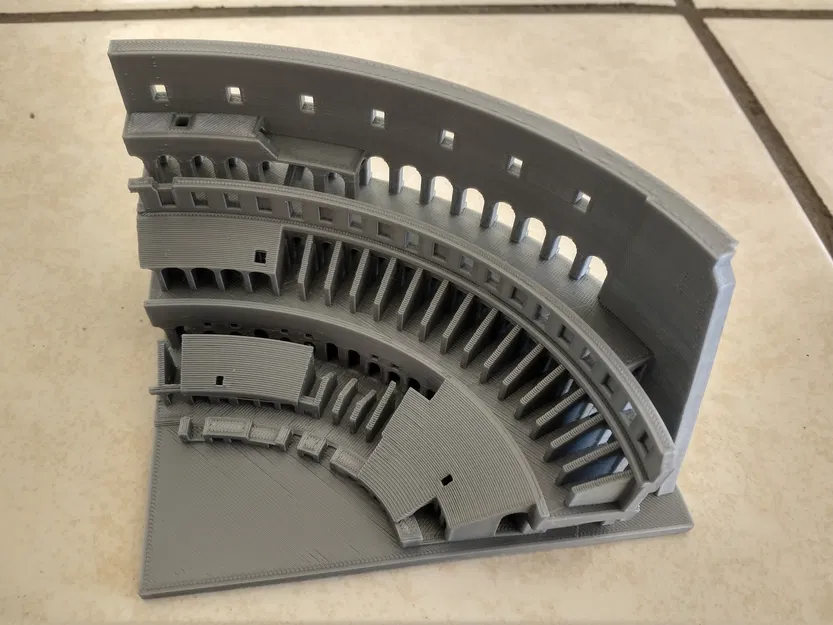 Mô hình Đấu trường La Mã tỉ lệ 1:500 - Image 4