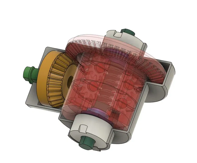 Bộ Vi Sai RC CAR #4 Có Giới Hạn Trượt - Image 1