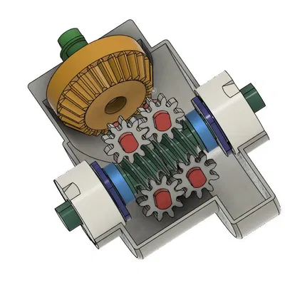 Bộ Vi Sai RC CAR #4 Có Giới Hạn Trượt