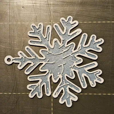 Mẫu Thử Infill Hình Bông Tuyết