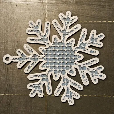 Mẫu Thử Infill Hình Bông Tuyết