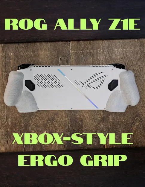 Tay Cầm Kiểu Xbox cho ROG Ally Z1E | Phụ Kiện In 3D Công Thái Học - Image 1