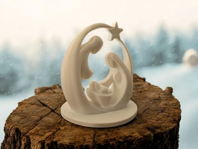 Gia Đình Thánh – Tượng Giáng Sinh Hiện Đại - Image 2