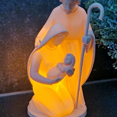 Tượng Gia Đình Thánh Dùng Đèn Tealight