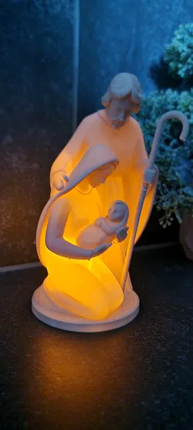 Tượng Gia Đình Thánh Dùng Đèn Tealight - Image 7