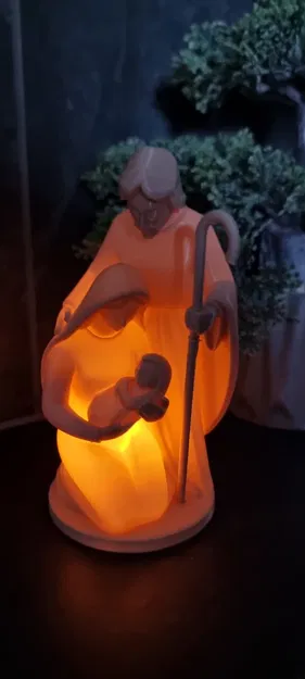 Tượng Gia Đình Thánh Dùng Đèn Tealight - Image 9