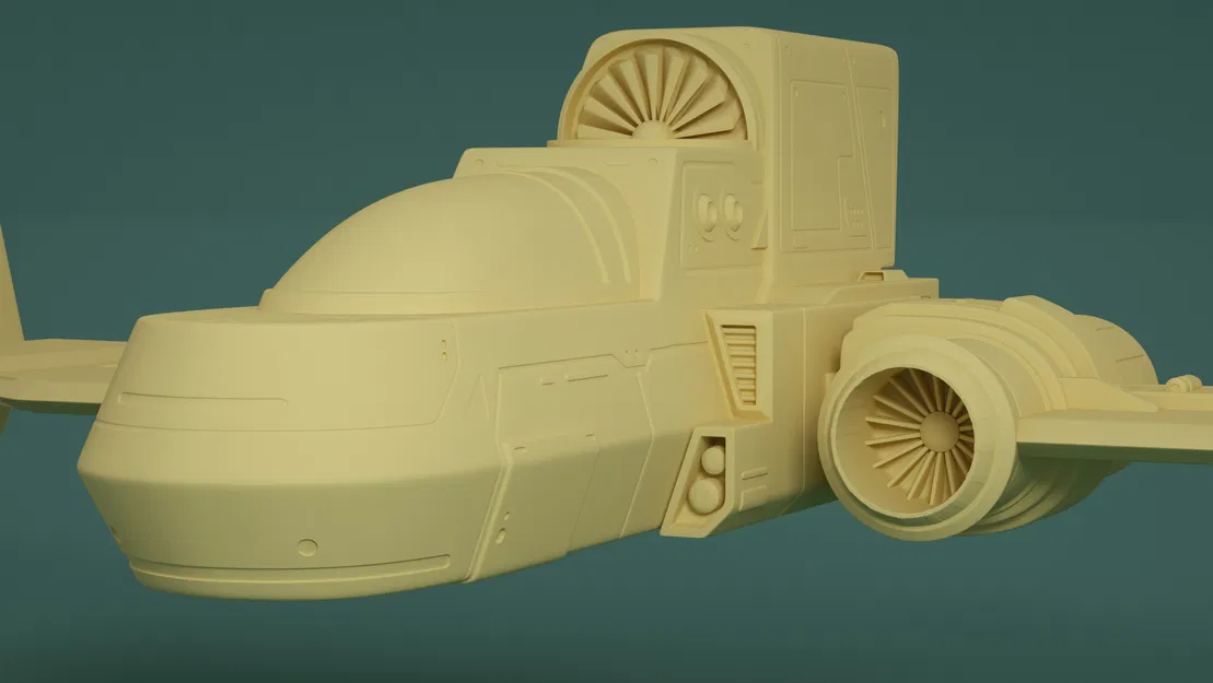 Mẫu Tàu Vũ Trụ No Man's Sky Thiết Kế 02 - Image 6