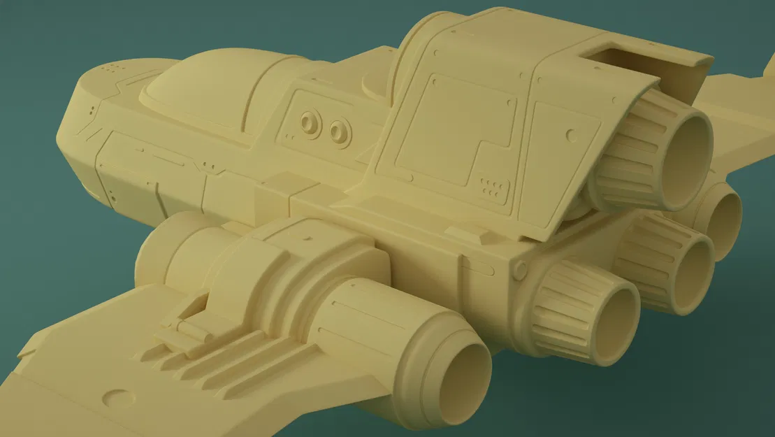 Mẫu Tàu Vũ Trụ No Man's Sky Thiết Kế 02 - Image 7