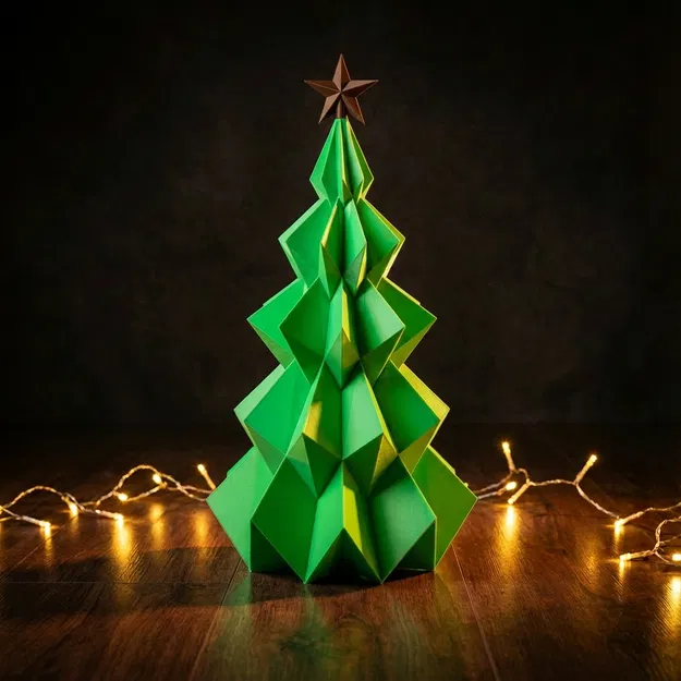 Freezing Pixels - Cây Thông Noel Hình Học - Image 1