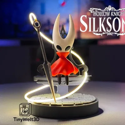 Hornet - Diorama Hollow Knight Silksong có LED