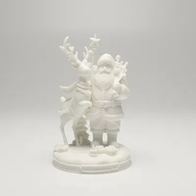 Tượng Ông Già Noel & Tuần Lộc - Tượng Trang Trí Giáng Sinh