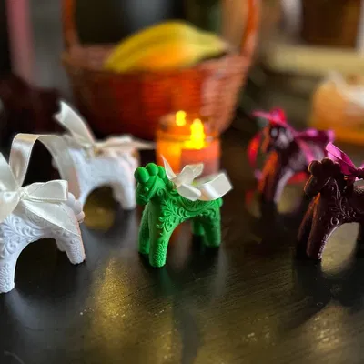 Mô hình ngựa đồ chơi Tết