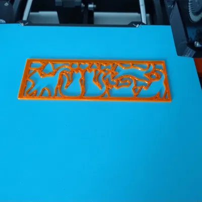 Thước kẻ stencil hình mèo, khuôn vẽ / Schablone für Katzen-Silhouetten