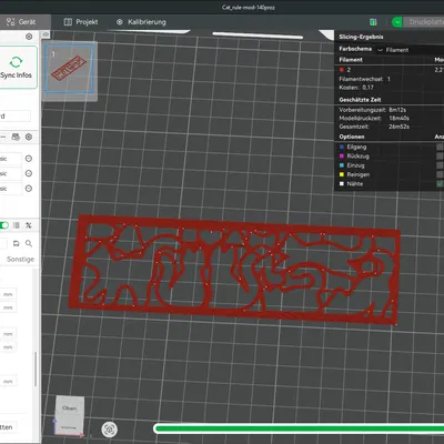 Thước kẻ stencil hình mèo, khuôn vẽ / Schablone für Katzen-Silhouetten