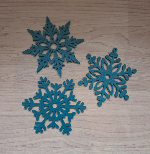 Móc Trang Trí Hình Tuyết (Bộ 1) - Image 1