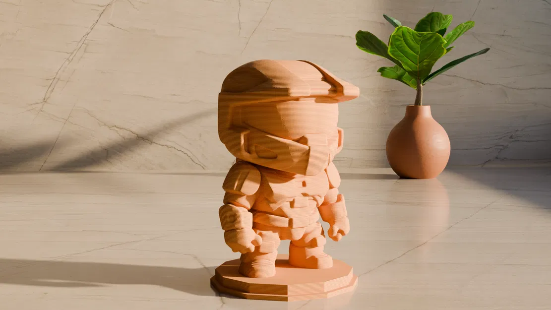 Tượng Master Chief Halo Dễ Thương - Image 1