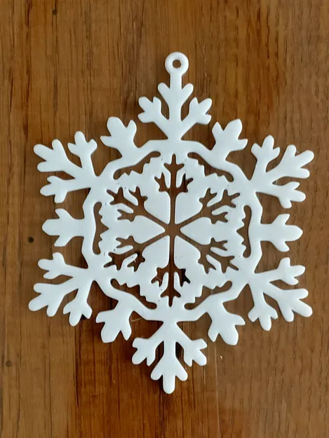 Pack N°2 - 8 bông tuyết treo - 8 snowflakes to hang - Image 2