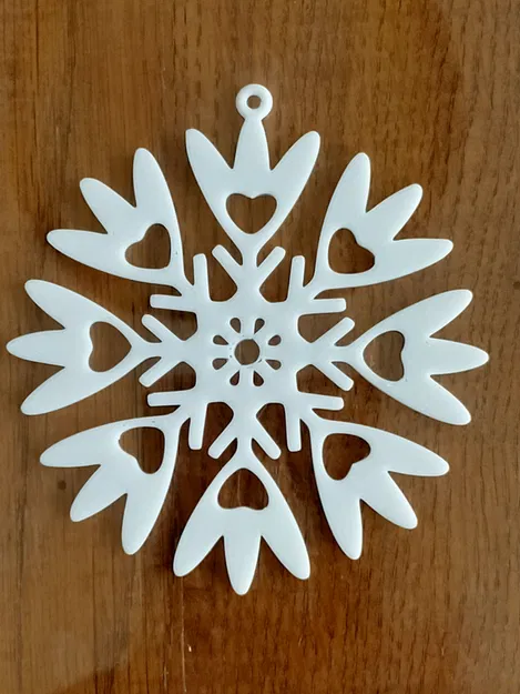 Pack N°2 - 8 bông tuyết treo - 8 snowflakes to hang - Image 5