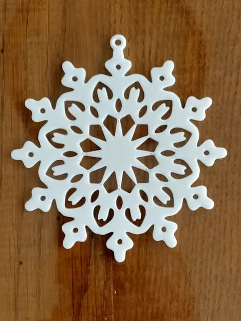 Pack N°2 - 8 bông tuyết treo - 8 snowflakes to hang - Image 8