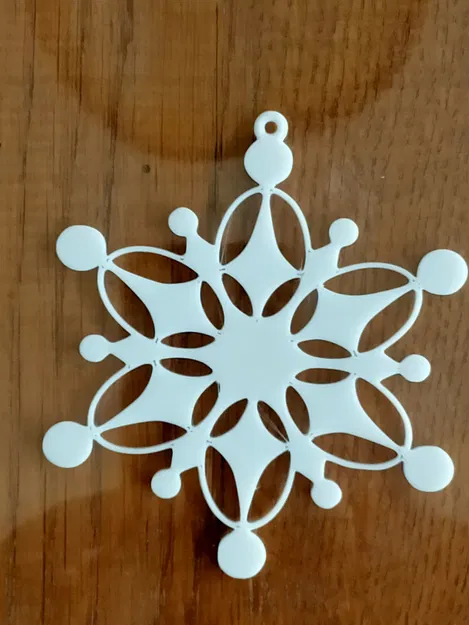 Pack N°2 - 8 bông tuyết treo - 8 snowflakes to hang - Image 9