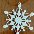 Pack N°2 - 8 bông tuyết treo - 8 snowflakes to hang - Thumbnail 9