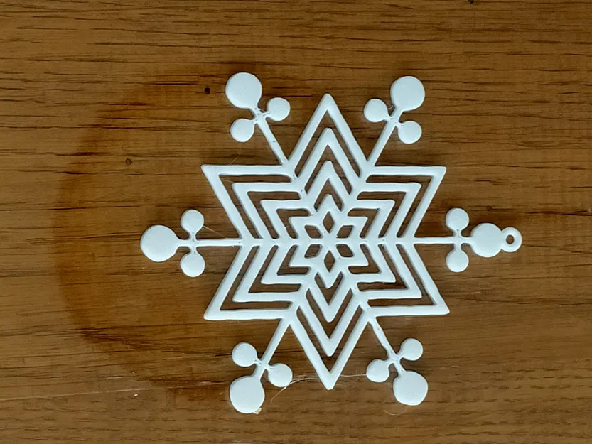 Gói 3 - 8 bông tuyết để treo - 8 snowflakes to hang - Image 2