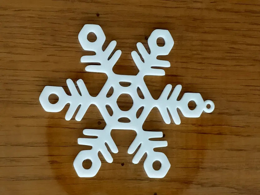 Gói 3 - 8 bông tuyết để treo - 8 snowflakes to hang - Image 5