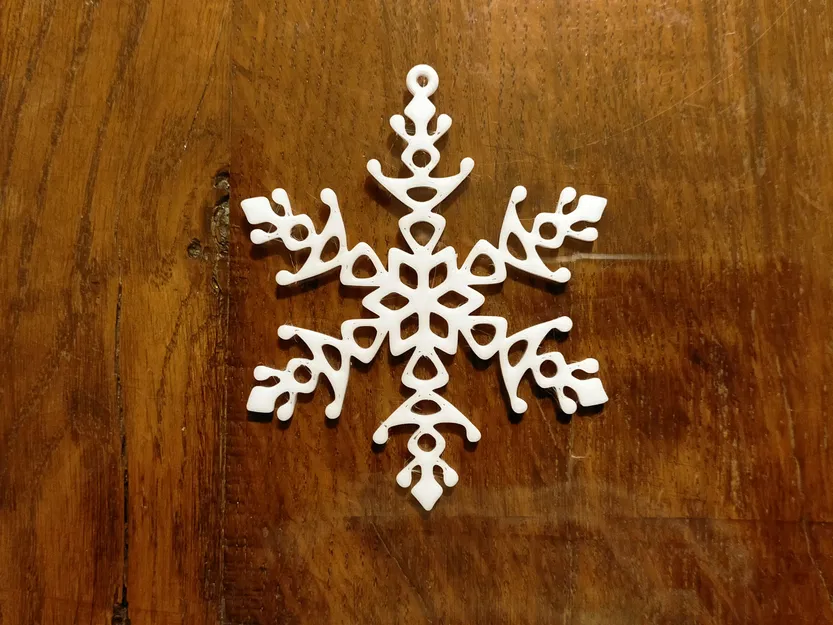 Gói số 4 - 8 bông tuyết treo - 8 snowflakes to hang - Image 3