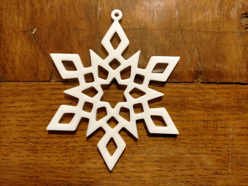 Gói số 4 - 8 bông tuyết treo - 8 snowflakes to hang - Image 6